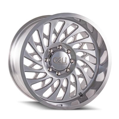 Cali Off-Road Switchback 9108, 20x9 Wheel with 5x5.5 Bolt Pattern - Gloss Black Milled - 9108-2985BM